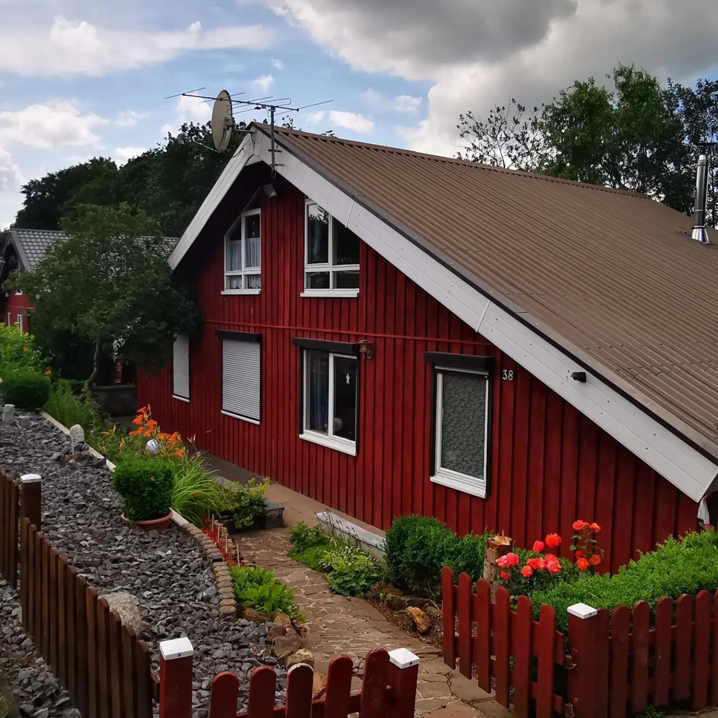 Haus Waldblick Villa Extertal Bagian luar foto